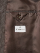 Kingsman - Double-Breasted Linen Suit Jacket - Brown