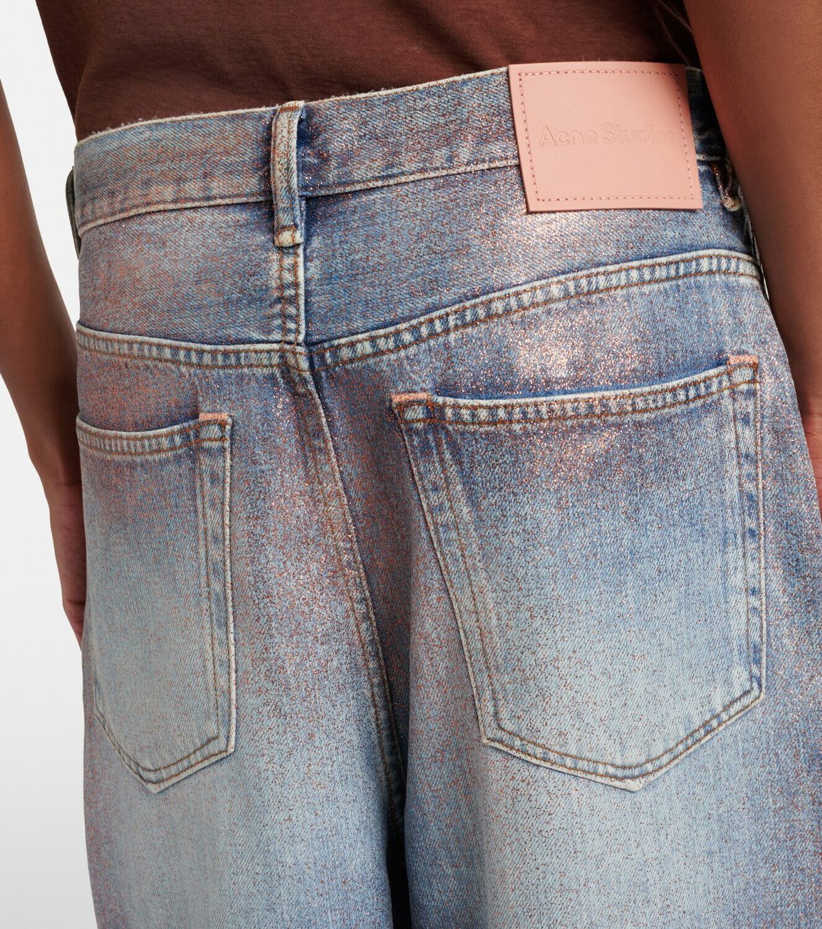 Acne Studios Coated denim culottes