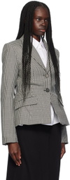 Erdem Black & White Tailored Blazer