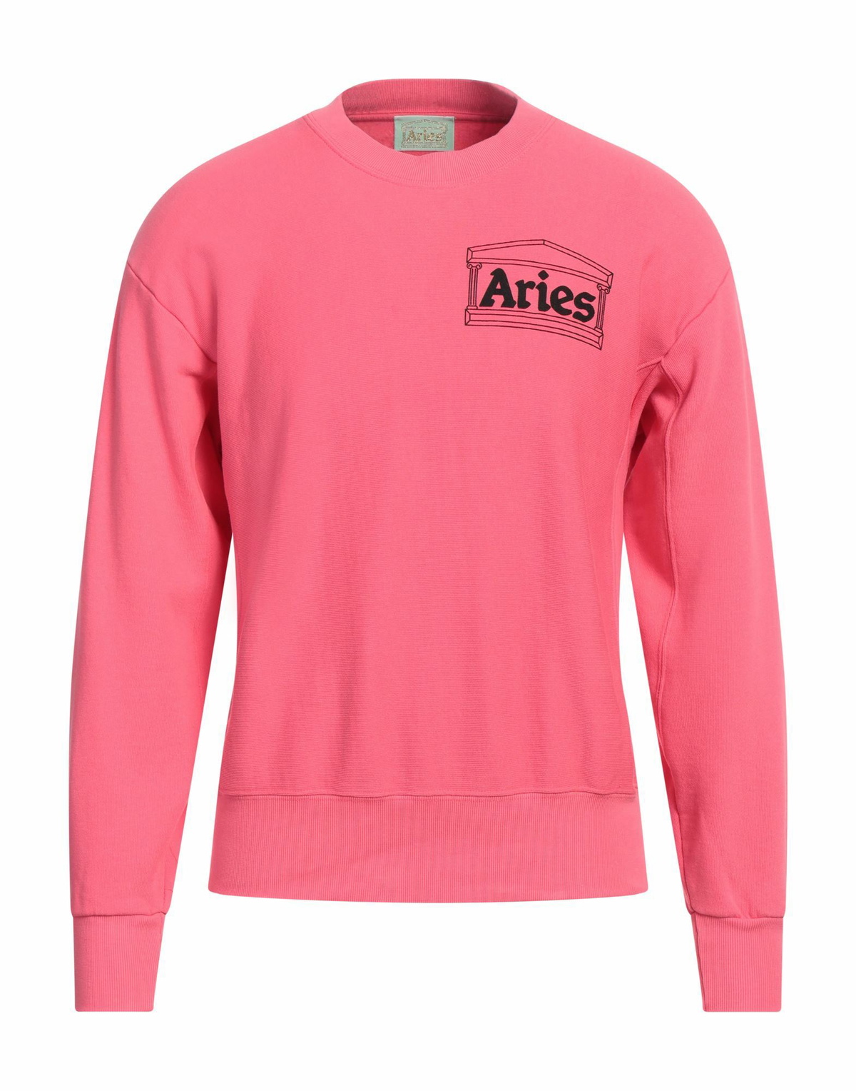 Aries Mens Sweatshirt Fuchsia