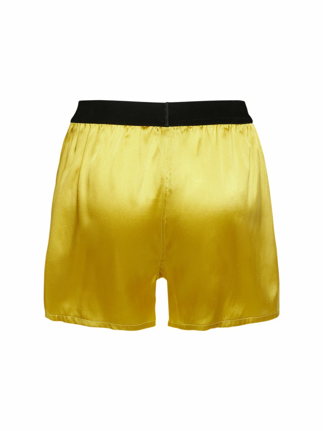 TOM FORD - Logo Silk Satin Mini Shorts TOM FORD