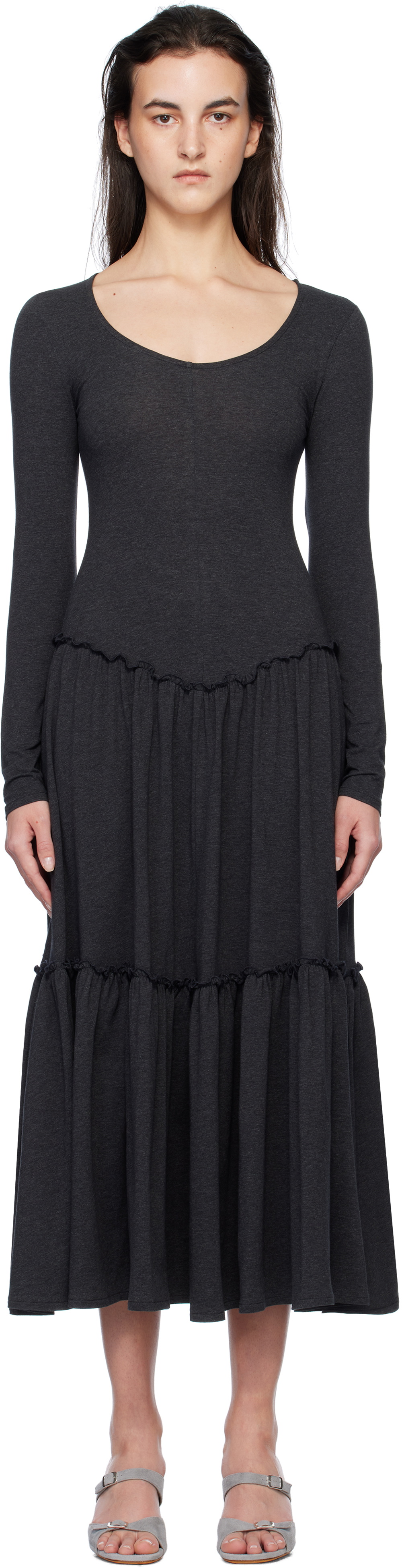 【関税込み】Paloma Wool グレー Howa マキシドレス Gray Howa Maxi Dress by Paloma Wool on Sale