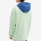 Stone Island Men's Marina Plated Dyed Hooded Sweat in Light Green