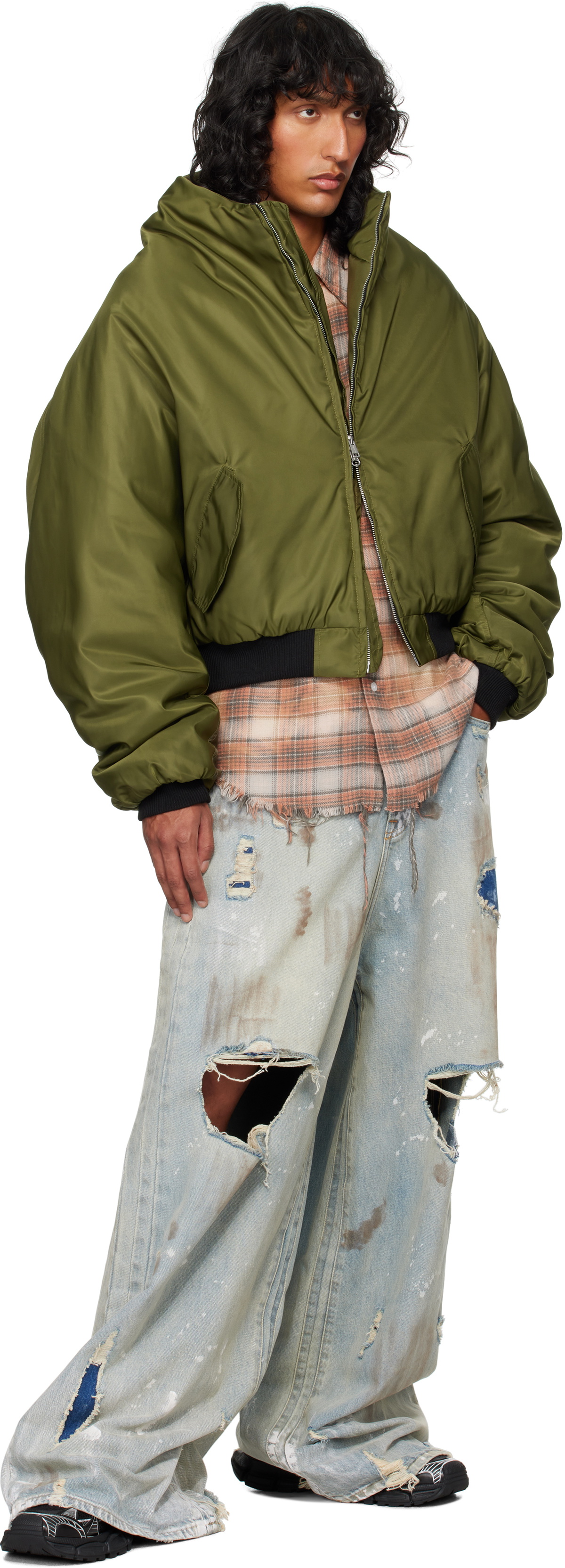 Rivington Roi Rebis Khaki Abraxas Bomber Jacket