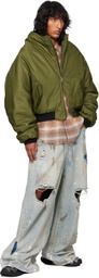 Rivington Roi Rebis Khaki Abraxas Bomber Jacket