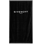 Givenchy - Logo-Embroidered Cotton-Terry Towel - Men - Black