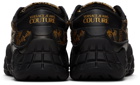 Versace Jeans Couture Black Baroque Logo Sneakers