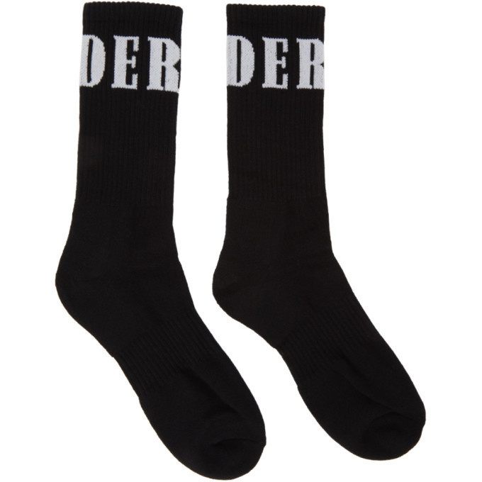 Photo: Rhude Black Wrap Logo Socks