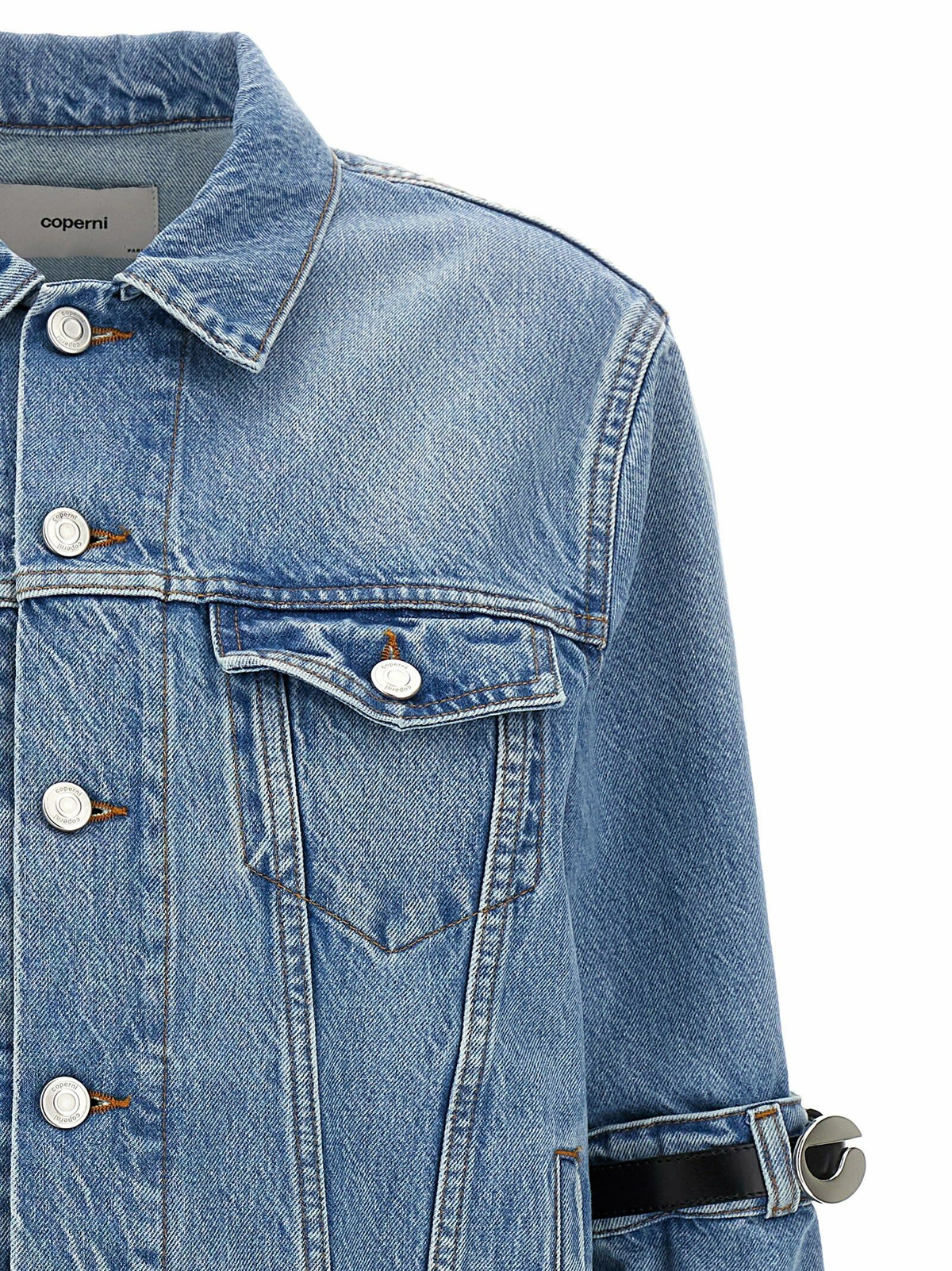 Coperni hybrid Denim Short Jacket