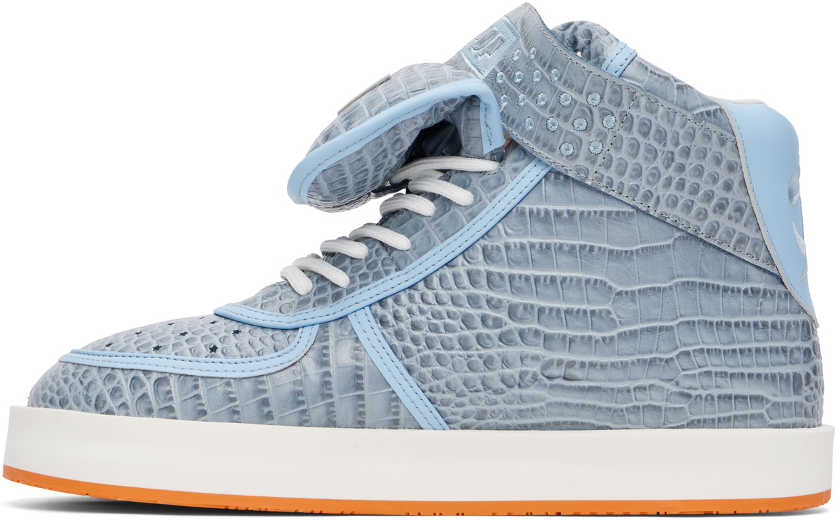 PDF Blue Stella High Croc Sneakers