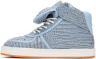 PDF Blue Stella High Croc Sneakers