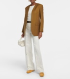 Ferragamo - Double Gancini suede loafers