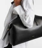 DeMellier Stockholm Large suede top-handle bag
