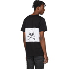mastermind WORLD Black and White Colorblocked T-Shirt