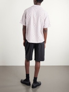 Corridor - High Focus Camp-Collar Checked Cotton Shirt - Red