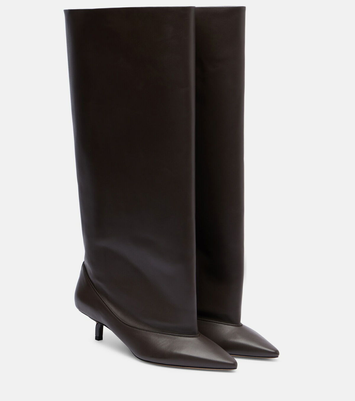 Jacquemus Tourni leather knee-high boots