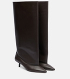 Jacquemus Tourni leather knee-high boots