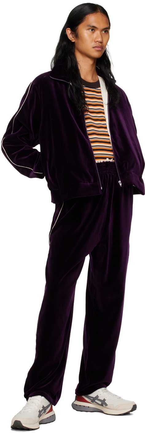 トップス camiel fortgens stripe polo velvet Camiel Fortgens - Striped Polo Velvet - Brown – Oficina