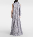 Plan C Printed cotton maxi dress