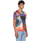Paul Smith Multicolor All Over Rose T-Shirt