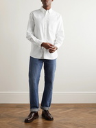 Mr P. - Button-Down Collar Cotton Oxford Shirt - White