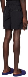Bottega Veneta Black Elasticized Waistband Shorts
