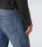 Versace Leather blouson jacket