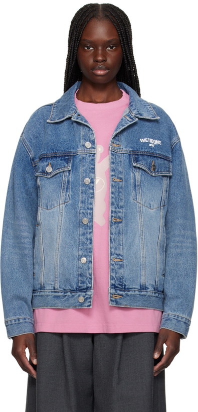Photo: We11done Blue '1506' Trucker Denim Jacket