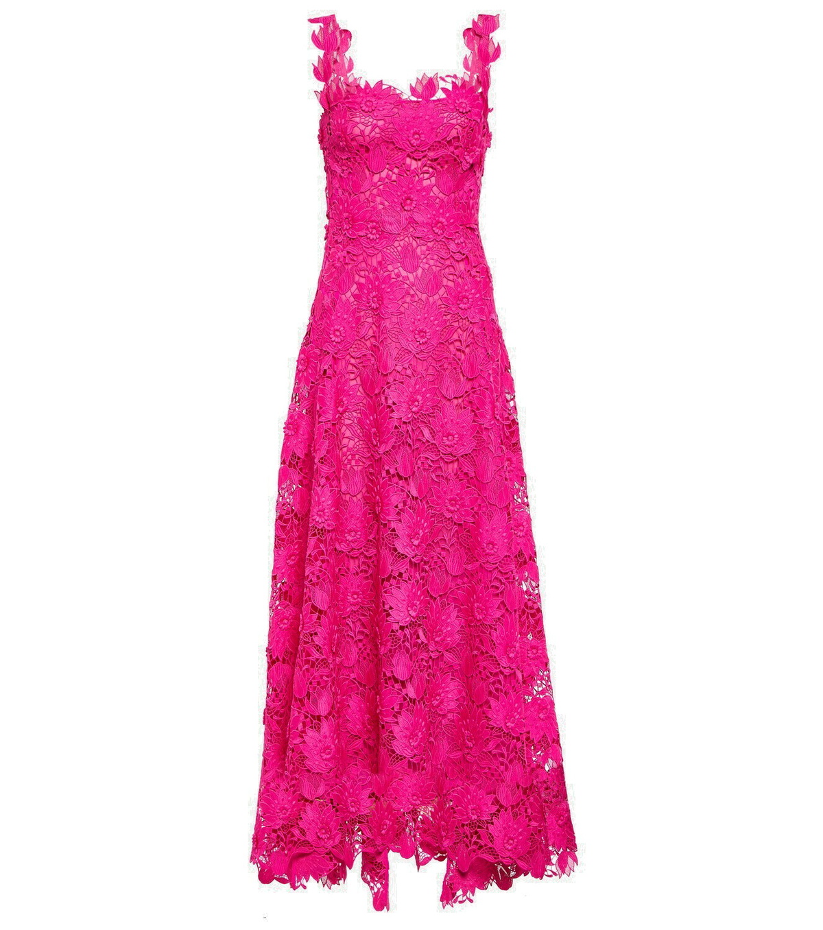 Oscar de la Renta Guipure lace maxi dress Oscar de la Renta Oscar de la Renta Guipure lace maxi dress Oscar de la Renta