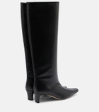 Staud Wally leather knee-high boots
