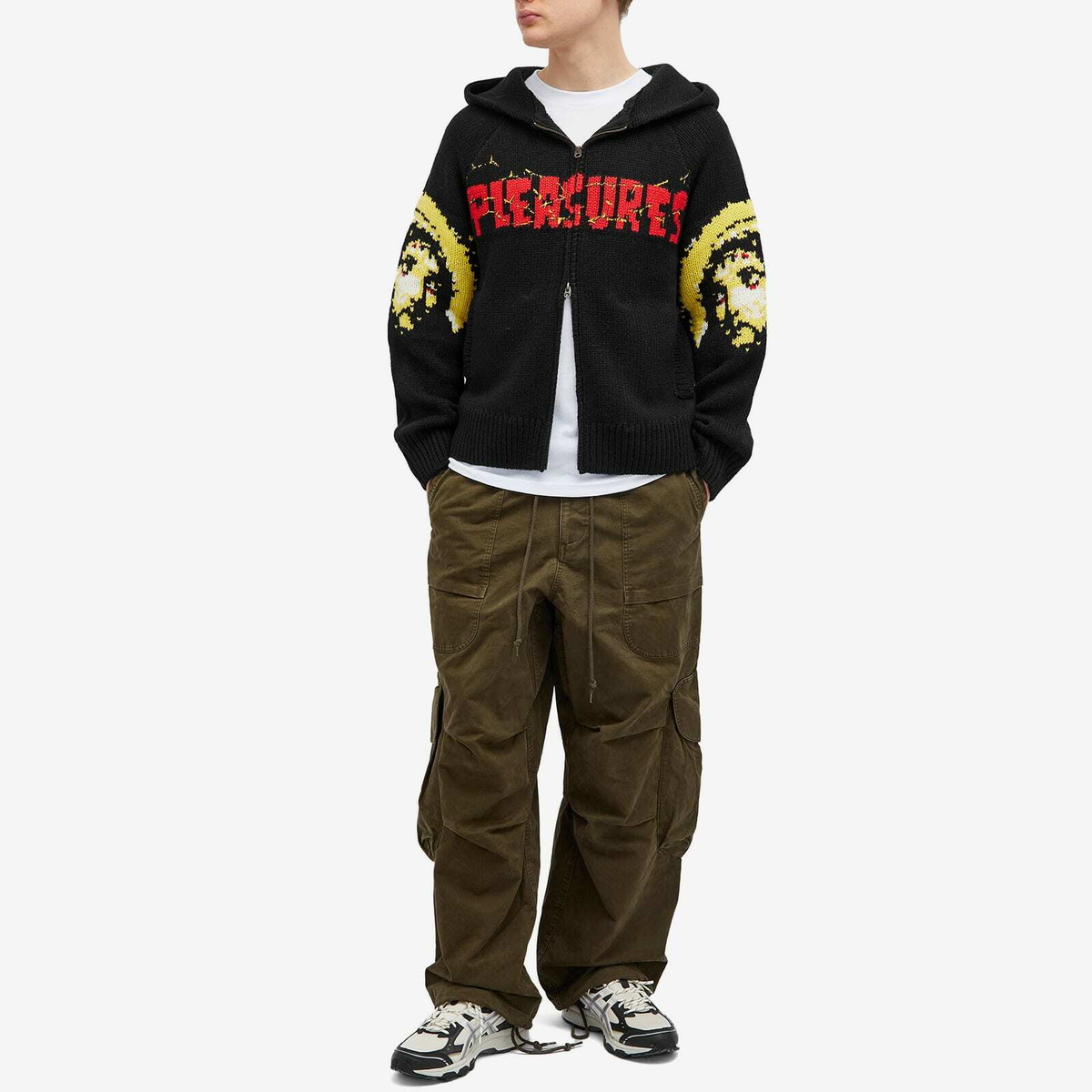Pleasures Men's Chosen Knitted Hoodie in Black