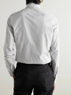 TOM FORD - Slim-Fit Checked Cotton-Poplin Shirt - White