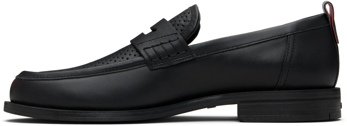 Hugo Black Perforated Loafers