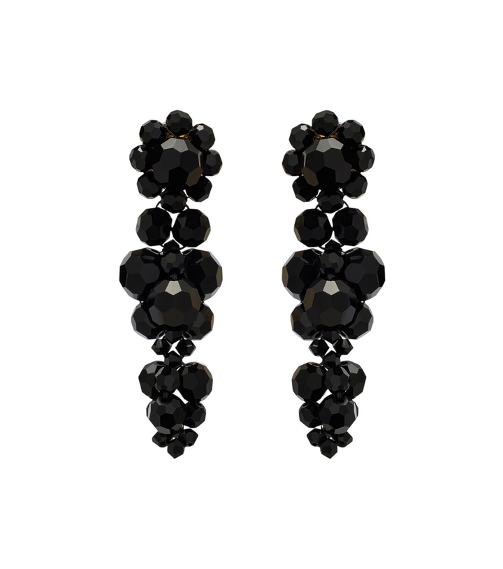 Photo: Simone Rocha Crystal-embellished drop earrings