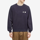 Universal Works Men's Hotel Deluxe Crew Sweatshirt in Navy