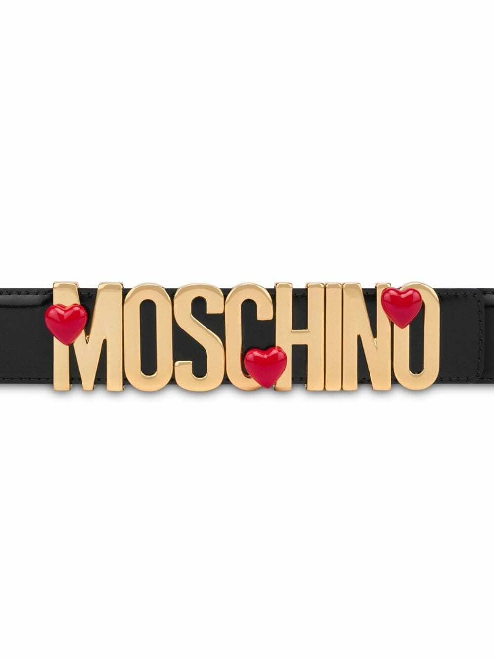 Moschino Logo Patent Belt main image 0