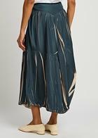 High Celebrate Satin Midi Skirt Multicoloured 1