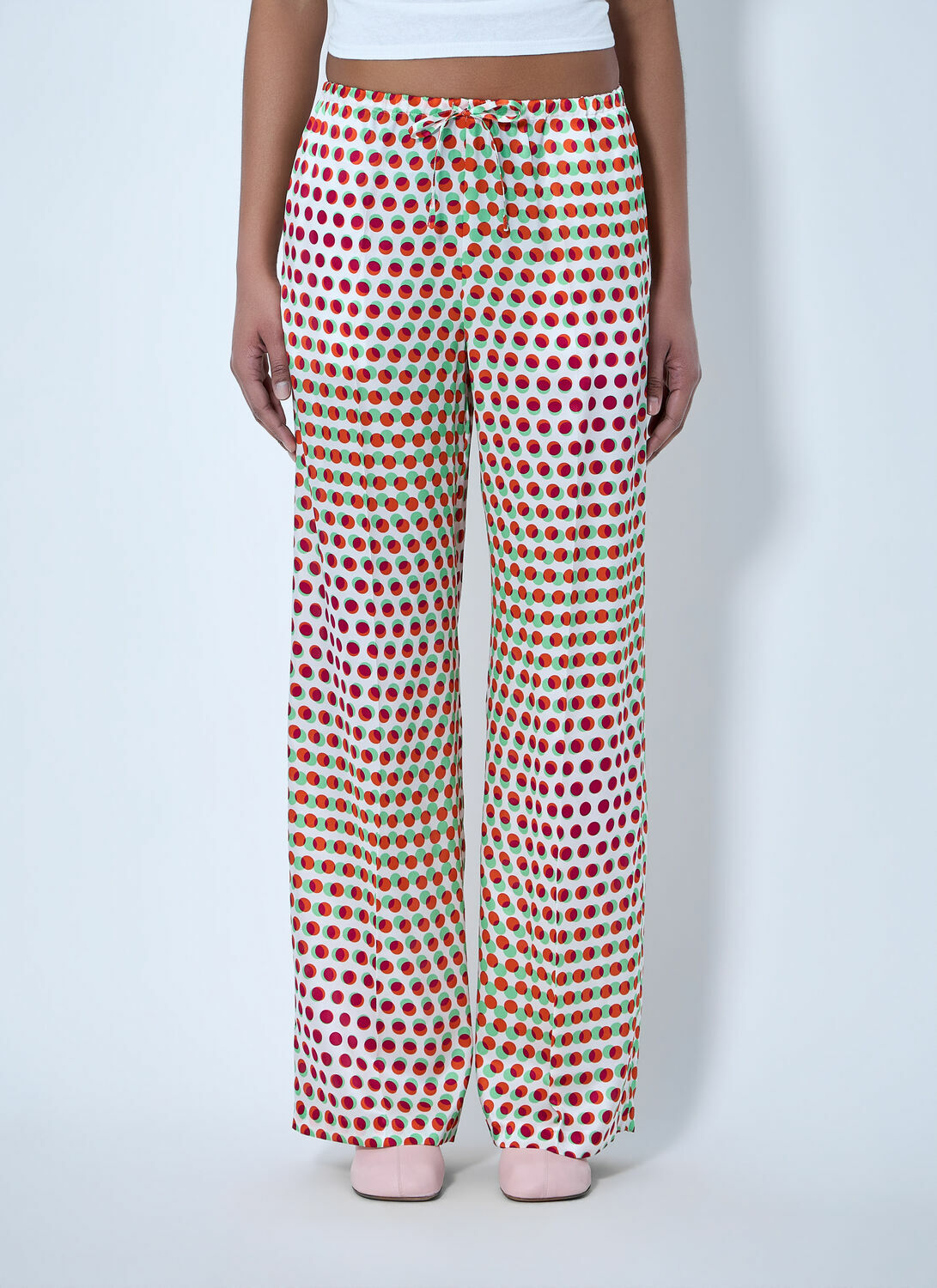 Dries Van Noten Wide-Leg Patterned Trousers
