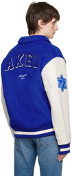 Axel Arigato Blue Illusion Varsity Bomber Jacket