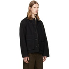 LEMAIRE Black Boxy Denim Jacket