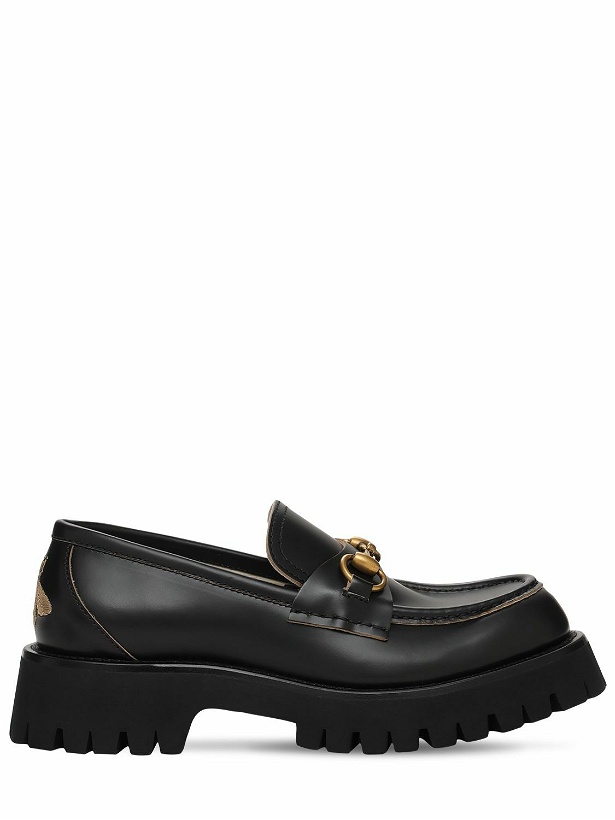 Photo: GUCCI - 25mm Harald Leather Loafers