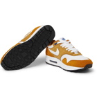 Nike - atmos Air Max 1 Premium Retro Suede, Nubuck and Mesh Sneakers - Men - Brown