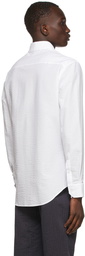 Giorgio Armani White Seersucker Shirt