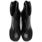 Random Identities Black Leather Boots