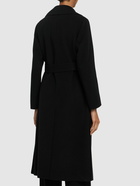 WEEKEND MAX MARA Manu Belted Wool Midi Coat