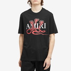 AMIRI Men's CNY Snake T-Shirt in Black/Red