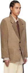 colbo Brown Linen Blazer
