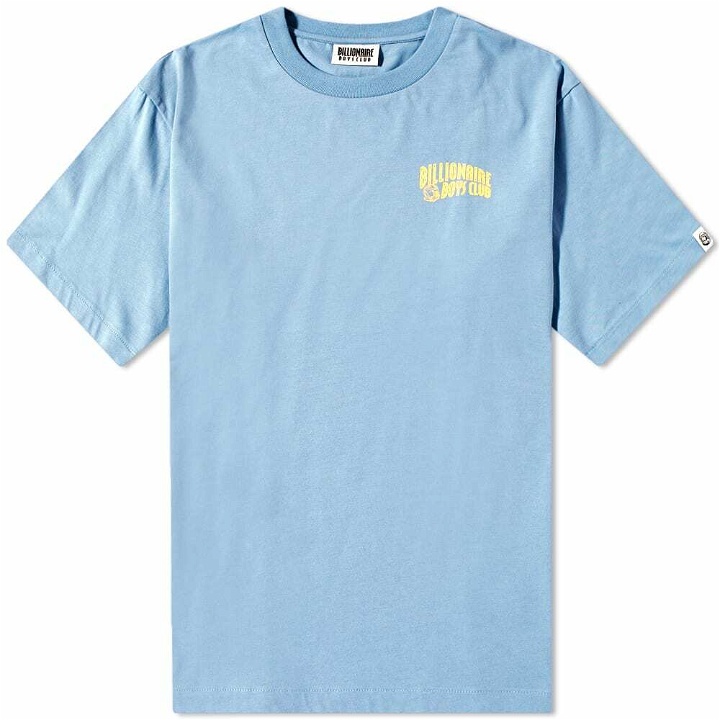 Photo: Billionaire Boys Club Men's Small Arch Logo T-Shirt in Powder Blue