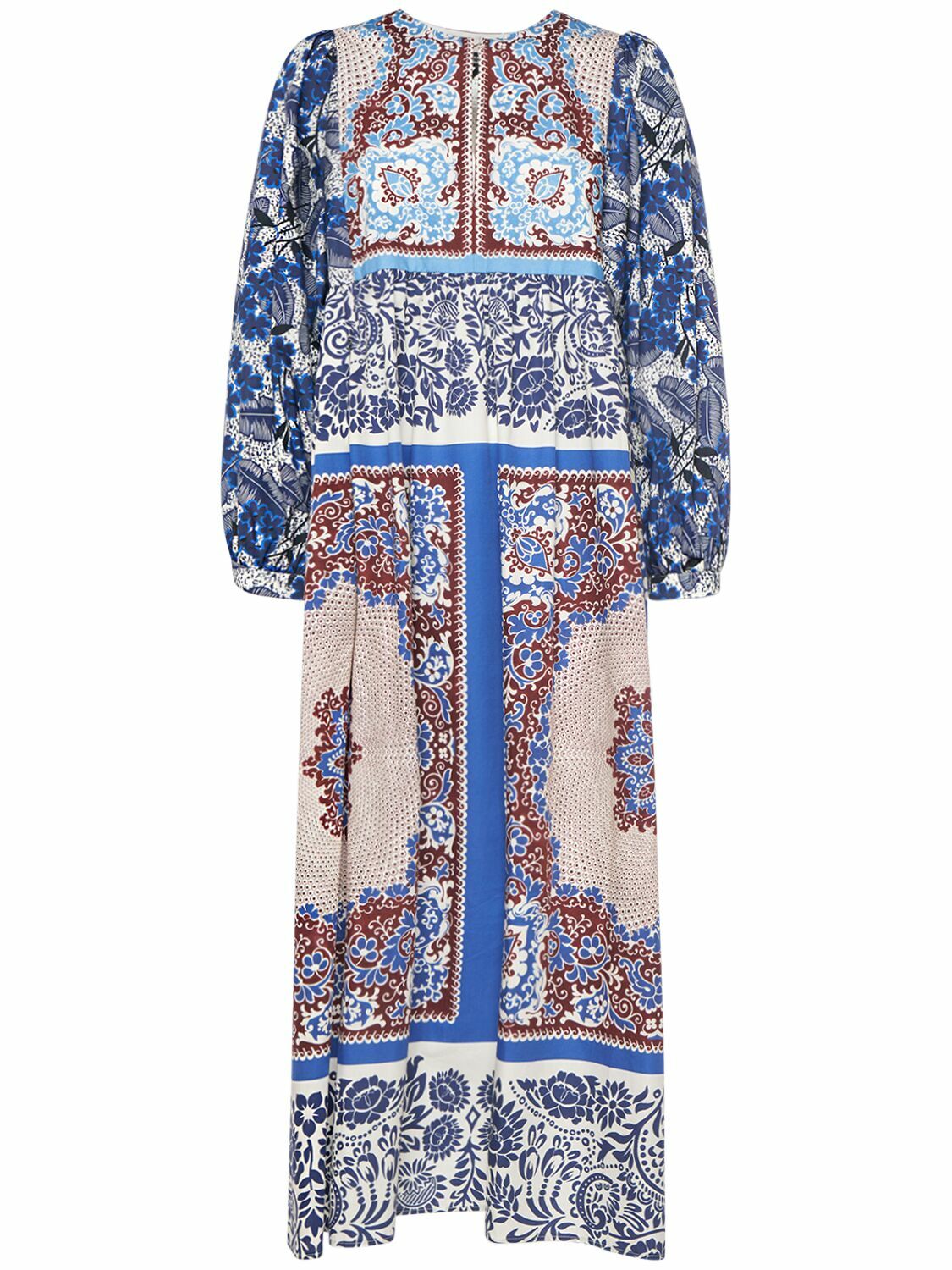【送料&関税込】Weekend Max Mara Aster1234 Dress + 1 Piece WEEKEND MAX MARA Ghiotto Printed Cotton Poplin Midi Dress
