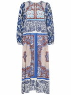 WEEKEND MAX MARA Ghiotto Printed Cotton Poplin Midi Dress